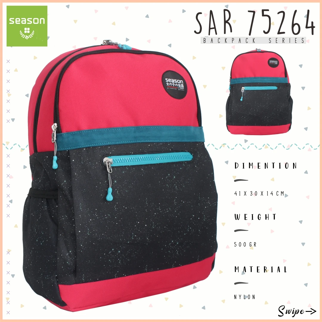 Tas Ransel Sekolah Wanita Season The Rock 2
