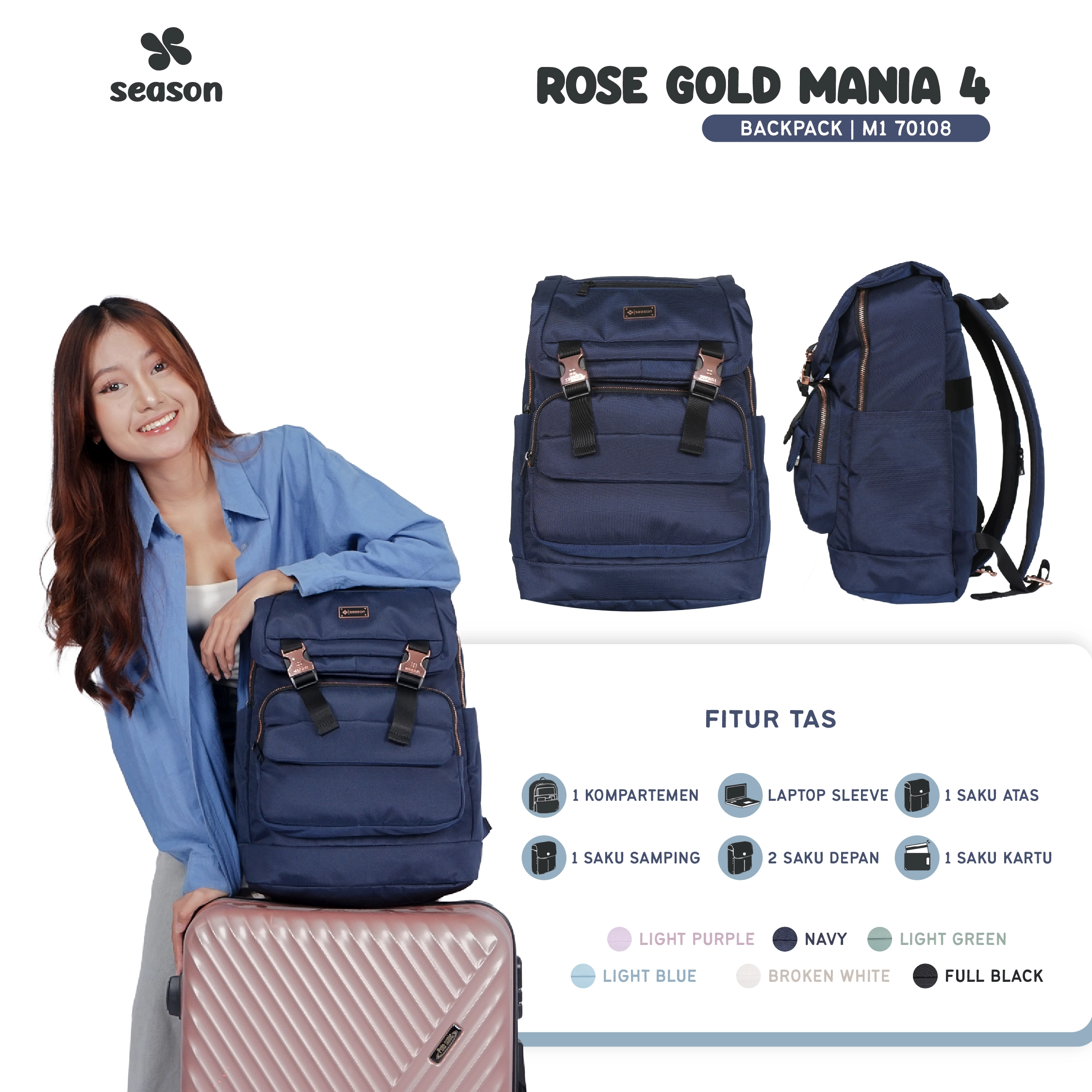 M1 70108 - LT.ROSE GOLD MANIA 4