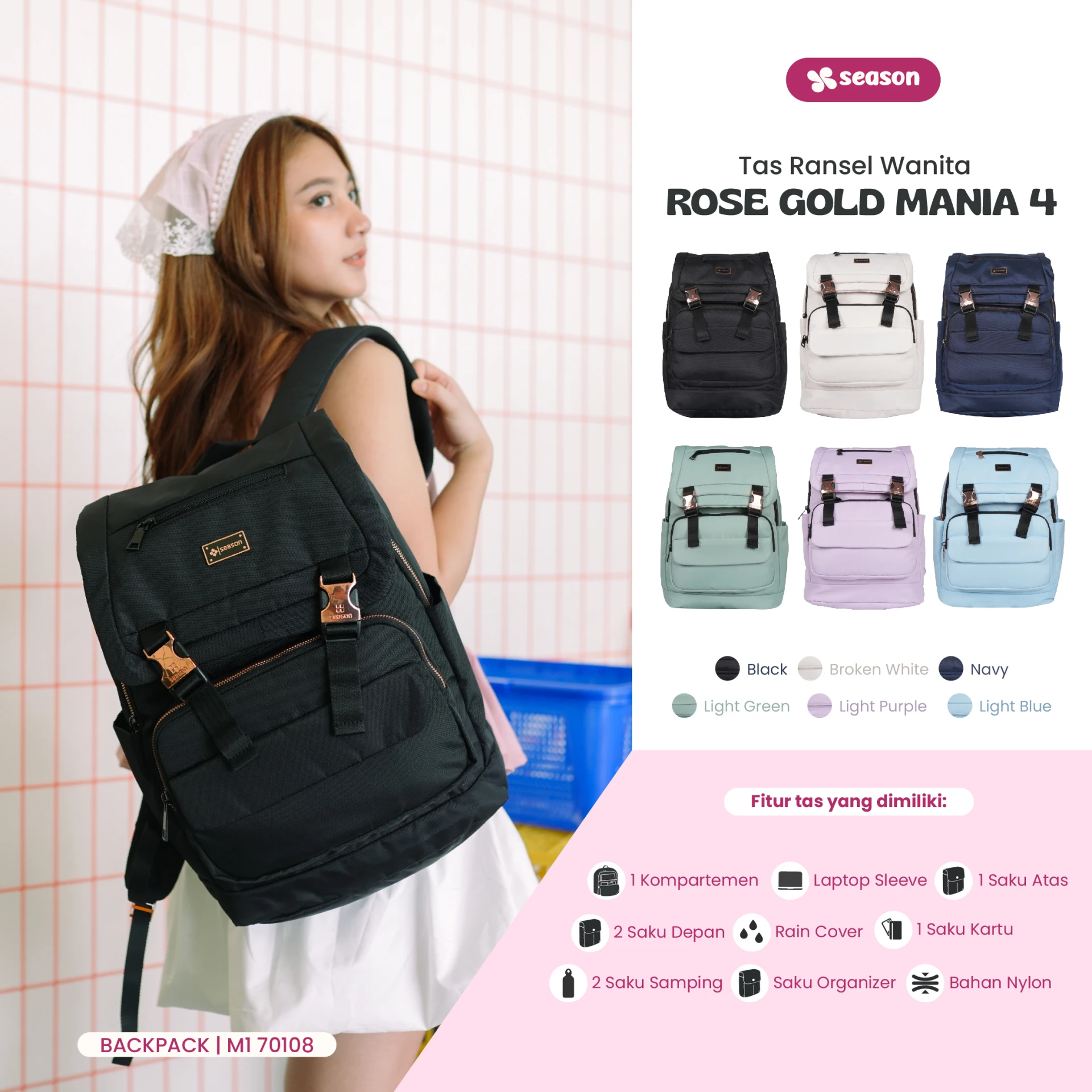 M1 70108 - LT.ROSE GOLD MANIA 4